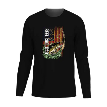 Reel Cool Dad Men Long Sleeve Shirt